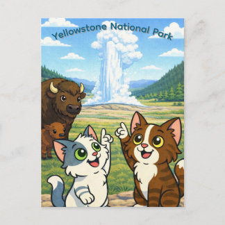 Carte postale du Parc national de Yellowstone