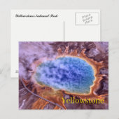 Carte postale du parc national de Yellowstone (Devant / Derrière)