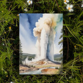 Carte postale du parc national de Yellowstone Old 