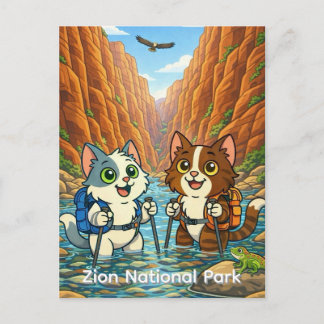 Carte postale du parc national de Zion