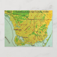 Carte postale du Parc national des Everglades