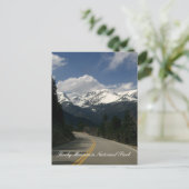 Carte postale du parc national des Rocheuses (Debout devant)