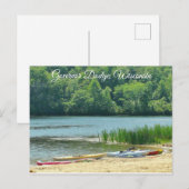 Carte postale du parc national Dodge Wisconsin (Devant / Derrière)