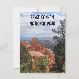 Carte postale du parc national du Bryce Canyon