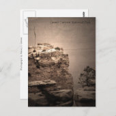 Carte postale du parc national du Grand Canyon (Devant / Derrière)