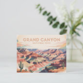 Carte postale du parc national du Grand Canyon Vin (Debout devant)