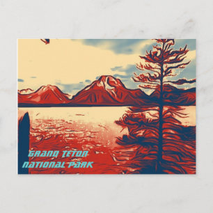 Carte postale du parc national du Grand Teton