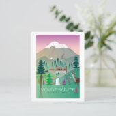 Carte postale du parc national du Mont-Rainier (Debout devant)