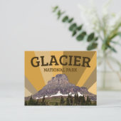 Carte postale du parc national Glacier (Debout devant)