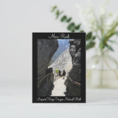 Carte postale du parc national Moro Rock Sequoia (Debout devant)