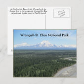 Carte postale du parc national Wrangell-Saint Elia (Devant / Derrière)