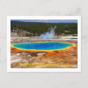 Carte postale du parc national Yellowstone