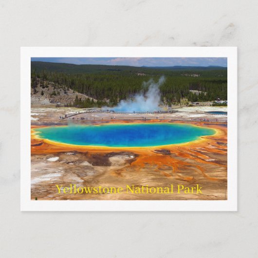 Carte postale du parc national Yellowstone (Devant)