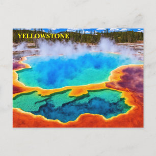 Carte postale du parc national Yellowstone