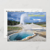 Carte postale du parc national Yellowstone (Devant / Derrière)