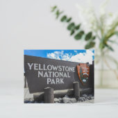 Carte postale du parc national Yellowstone (Debout devant)