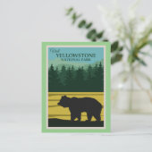 Carte postale du parc national Yellowstone (Debout devant)