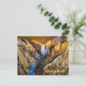 Carte postale du parc national Yellowstone (Debout devant)