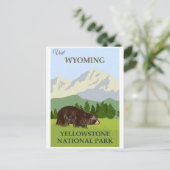 Carte postale du parc national Yellowstone (Debout devant)