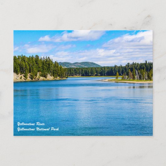 Carte postale du parc national Yellowstone (Devant)
