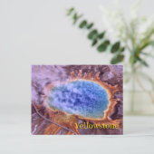 Carte postale du parc national Yellowstone (Debout devant)