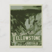Carte postale du parc national Yellowstone Lower F (Devant)