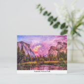 Carte postale du parc national Yosemite (Debout devant)