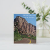Carte postale du parc national Zion (Debout devant)