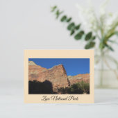 Carte postale du parc national Zion (Debout devant)