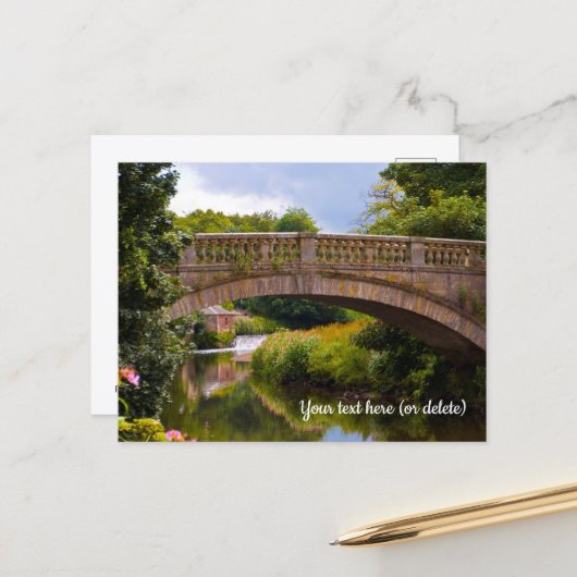 Carte postale du parc Pollok, Glasgow (Devant/Arrière en situation)