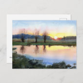 Carte postale du parc Richmond au Sunset Robin Hoo (Devant / Derrière)