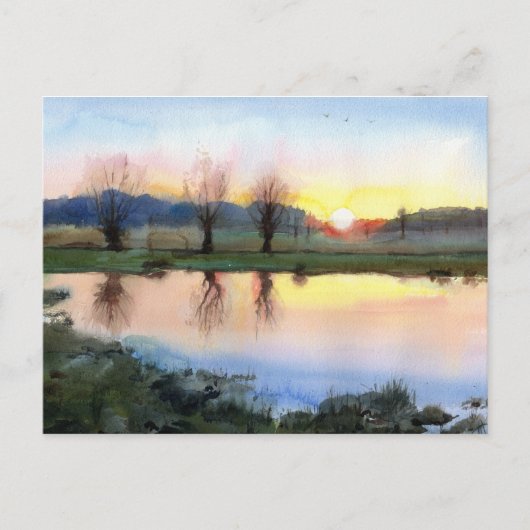Carte postale du parc Richmond au Sunset Robin Hoo (Devant)