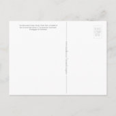 Carte postale du parc tribal de la Vallée du Monum (Dos)