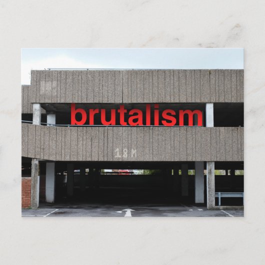 Carte postale du parking de Brutalisme (Devant)