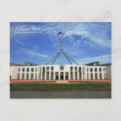 Carte postale du Parlement australien (Devant)