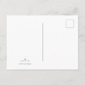 Carte postale du parti citrouille (Dos)