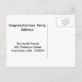 Carte postale du Parti Félicitations Vaches (Dos)