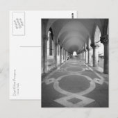 Carte postale du passage du palais des Doges (Devant / Derrière)