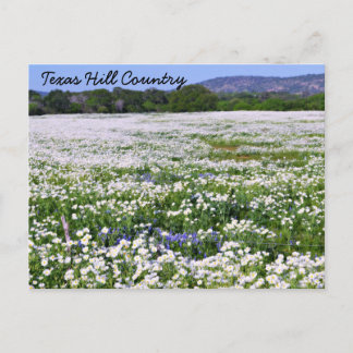 Carte postale du pays de Texas Hill