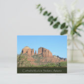Carte postale du paysage de Cathedral Rock (Debout devant)