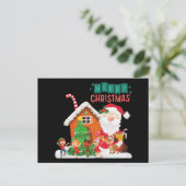 Carte postale du Père Noël (Debout devant)