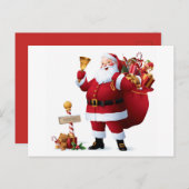Carte postale du père noël (Devant / Derrière)