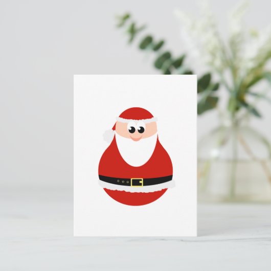 Carte postale du Père Noël (Debout devant)