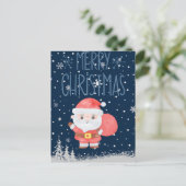Carte postale du Père Noël (Debout devant)