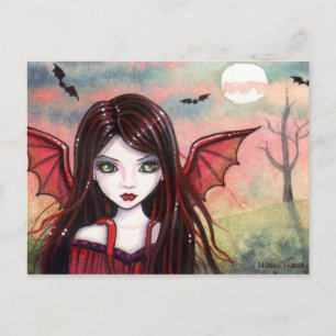 Carte postale du petit vampire de Molly Harrison
