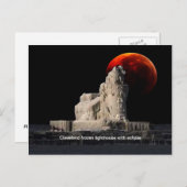 Carte postale du phare Cleveland congelé (Devant / Derrière)