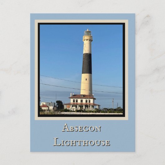 Carte postale du phare d'Absecon  (Devant)