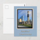Carte postale du phare d'Absecon (Devant / Derrière)
