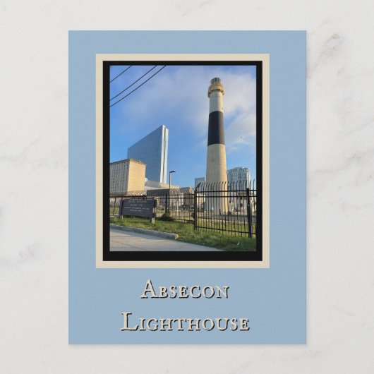 Carte postale du phare d'Absecon (Devant)