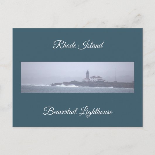 Carte postale du phare de Beavertail (Devant)